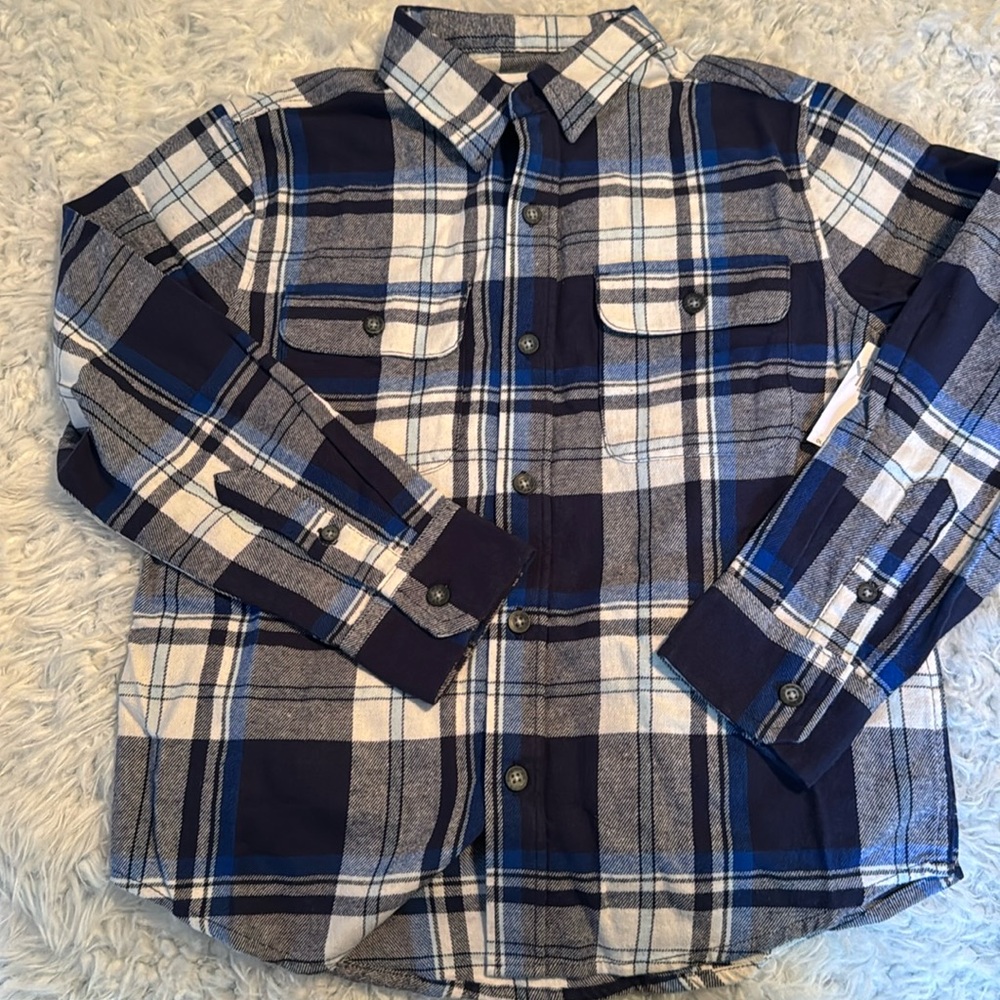 Boys long sleeve buttoned shirt